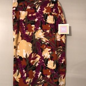 LuLaRoe Cassie skirt, floral pattern